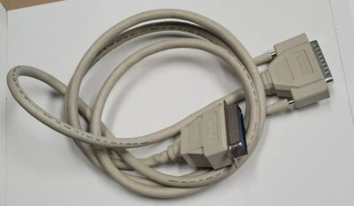 Vintage 7ft Parallel Computer Cable IEEE 1284 Compliant Cable E87647