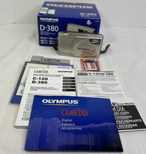 Olympus Camedia D-380 2MP Digital Camera with Box and Paperwork Point And Shoot