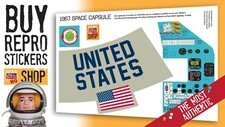 Action Man / GI Joe Space Capsule Stickers
