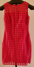 NWT Lauren Ralph Lauren Pink Lace Cut Out Dress Misses Size 2