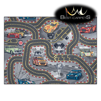 Moderne robuste ''REBEL ROAD'' für Kinder Rennfahrer Autos Straßen rutschfest grau