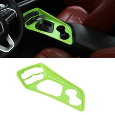 Inner Gear Shift Panel Trim Cover for Dodge Challenger 2015-23 Accessories Green