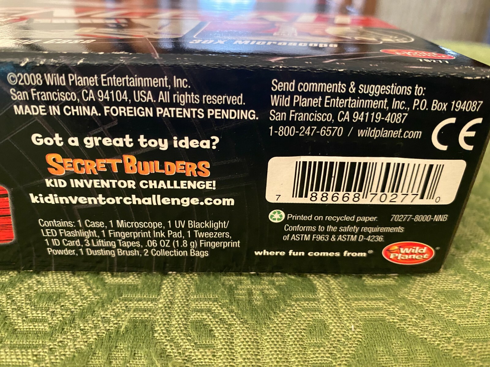 Spy Gear Evidence Kit Fingerprint 12 Tools Wild for sale online eBay