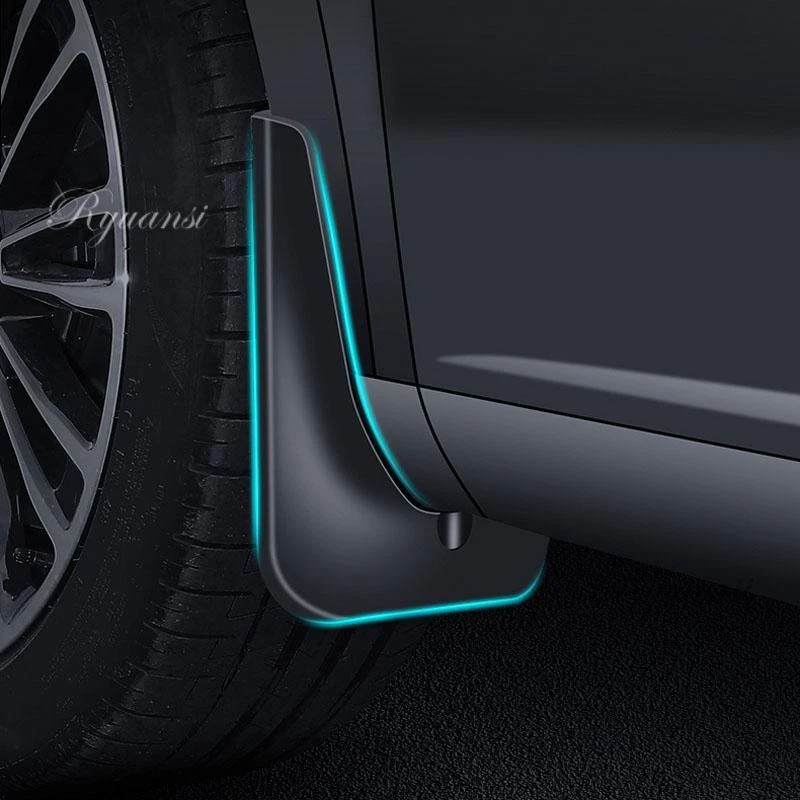 4pcs Car Mudflaps Mud Splash Guards Mudguards Fenders For Volvo S80 2008-2018 - Image 2 of 4