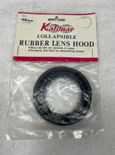 NEW 46mm Rubber Lens Hood Shade screw in collapsible