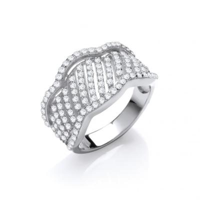 Bague Argent Martelé Ajustable, Pendentif Argent Ondulé Et Cristal