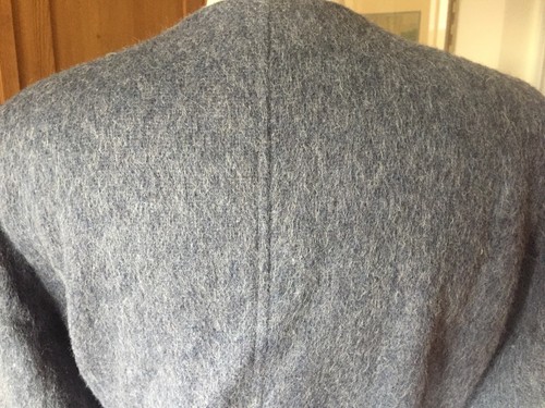 Orvis FRINGED ALPACA COAT Size Medium 10/12 Slate Blue Gray SOLD-OUT! - Picture 10 of 11