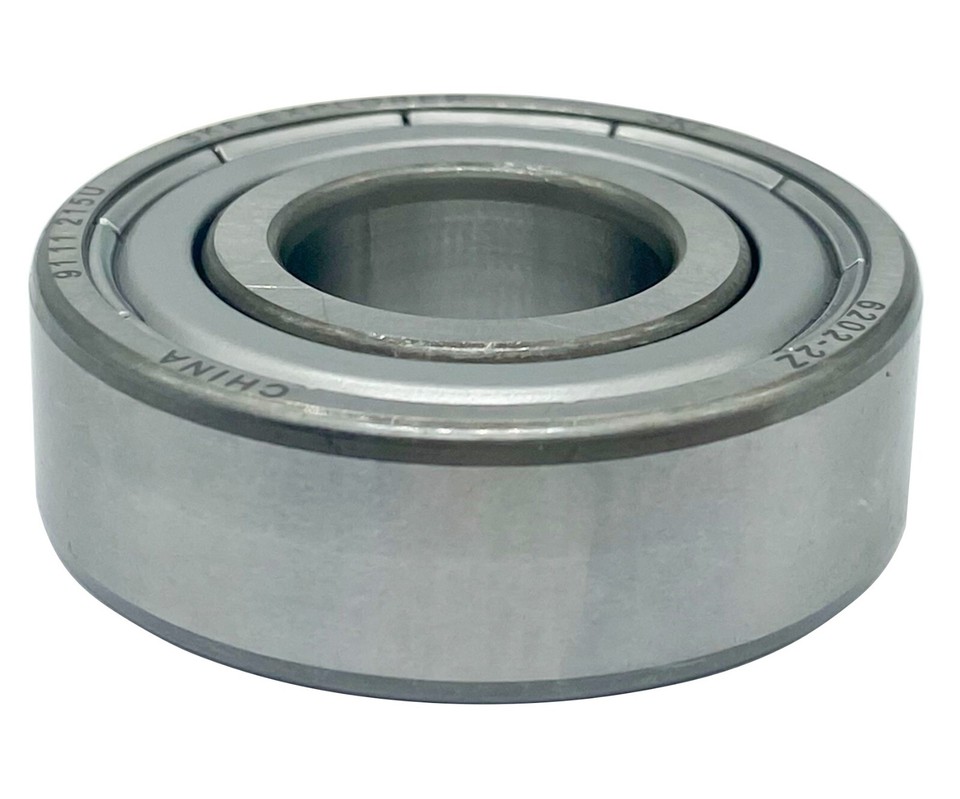 XiKe 2 Pcs 6202ZZ Double Metal Seal Ball Bearings - 15x35x11mm, Pre-Lubricated, ABEC-3 For Motors & Tools