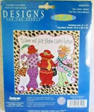 janlynn Designs for the Needle Not Older Better #056-0190 Counted Cross Stitch