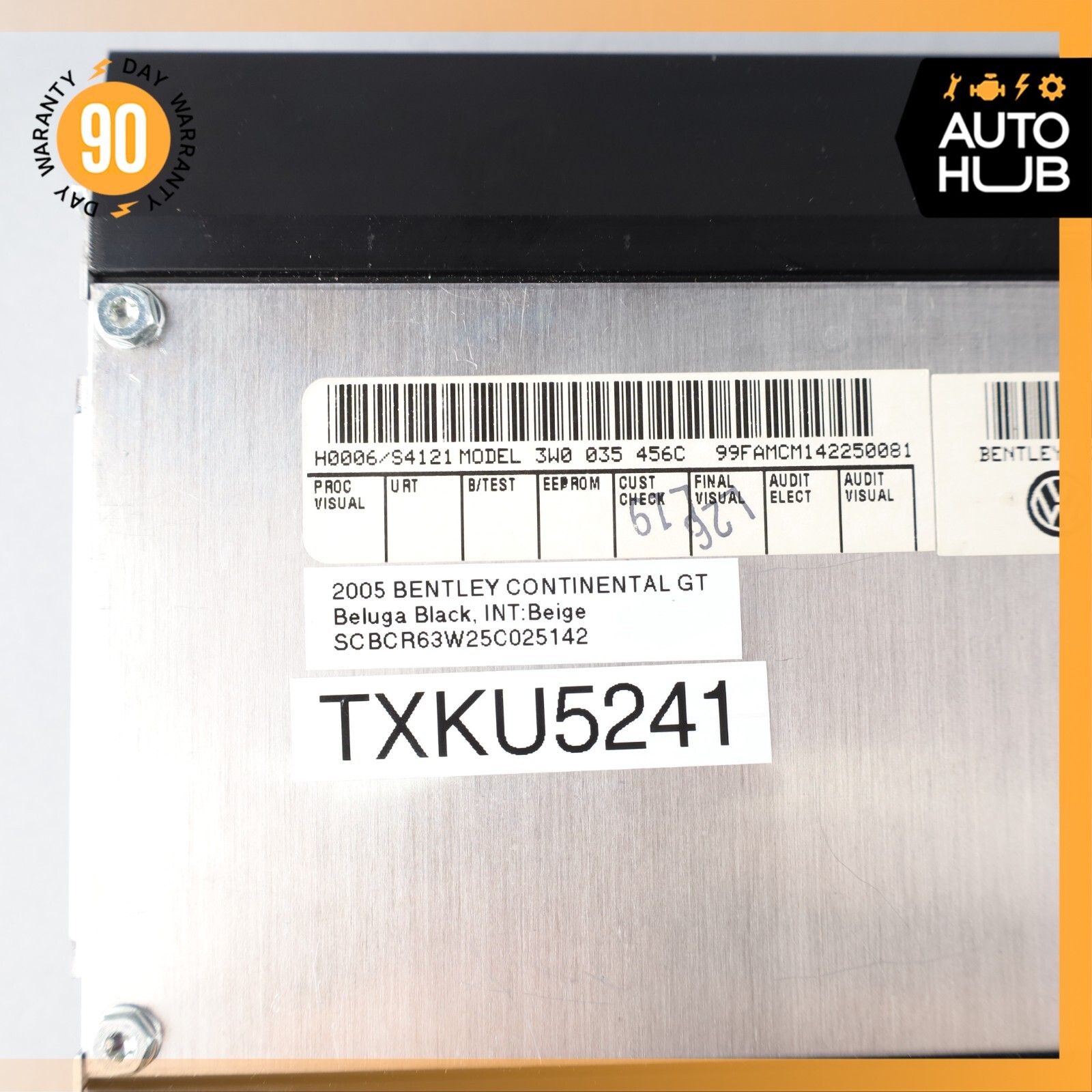 03-08 Bentley Continental GT Premium Audio Sound System Amplifier Amp OEM 81k