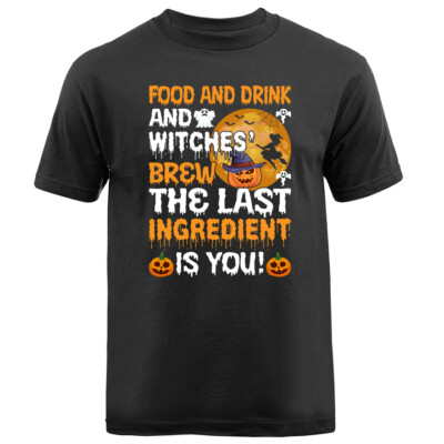 Halloween Costume Spooky Witches Pumpkin Ghost Graphic T-shirt