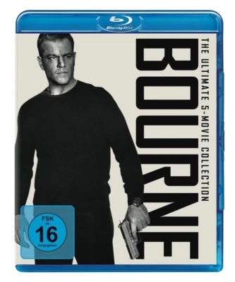 BOURNE-THE ULTIMATE 5-MOVIE-COLLECTION-BLU-RAY  5 BLU-RAY NEU  - Bild 1 von 2
