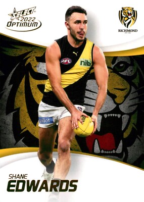 2022 RICHMOND TIGERS AFL Card SHANE EDWARDS Optimum