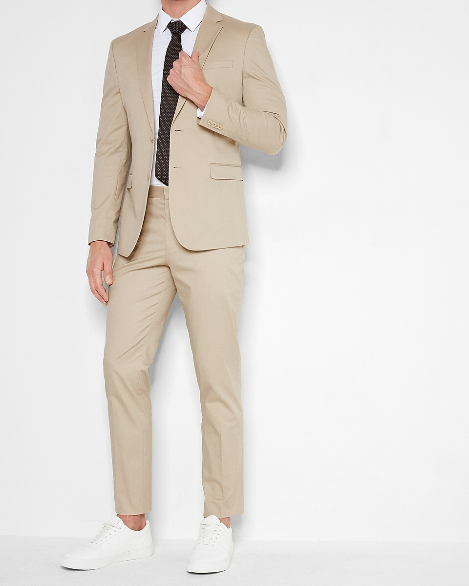 express mens tan suit
