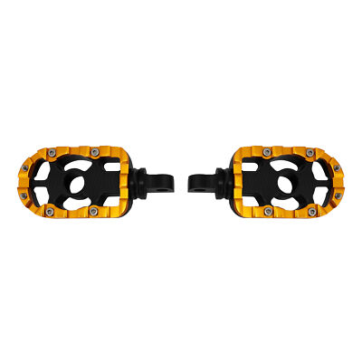 10mm Passenger Footpegs Highway Pegs Fit For Harley Touring Softail Dyna