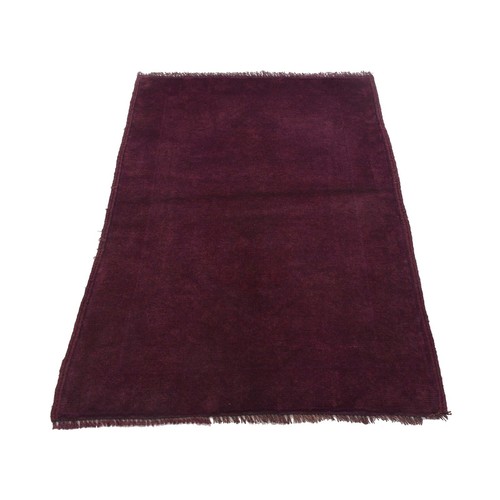 Übergefärbter Wollteppich Handgeknüpft Afghan Paschtun Antik Carpet 4,4x2,9 ft - Bild 3 von 8