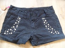 Pantalon chaud élégant NOLITA POCKET noir avec strass taille 10 J NEUF RC517
