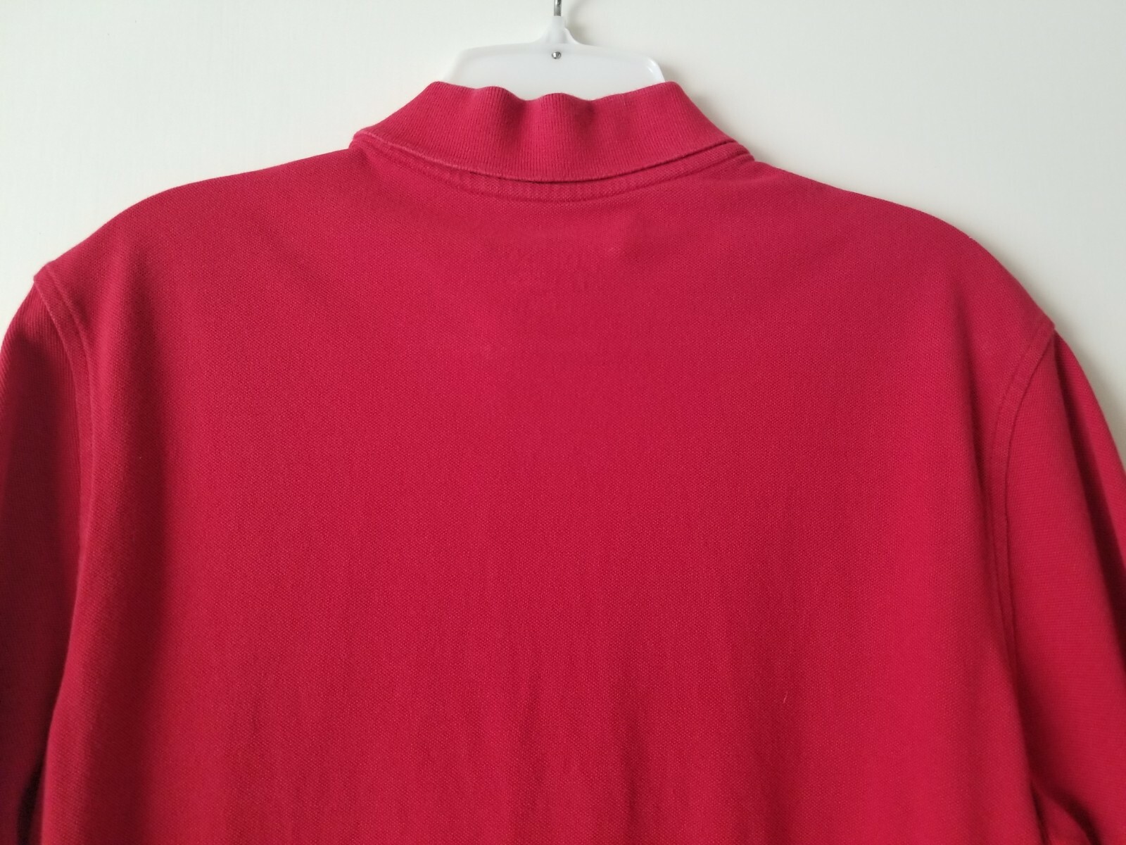 Merona Basic Solid Red Short Sleeve Polo Shirt Si… - image 7