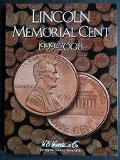 He Harris Lincoln Memorial Cents Penny Coin Folder 1999-2008 #2 Album Book 2705