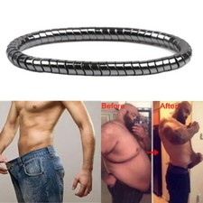 Hombres Mujeres Terapia Pérdida de Peso Hematita Piedra Cuentas Curativas Pulsera Joyería Regalo