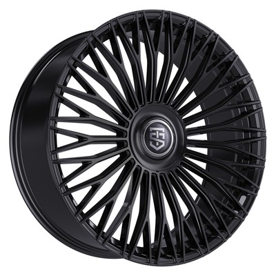 TIS Motorsports 507B Wheel 20x8.5 (35, 5x120.65, 73.1) Black Single Rim