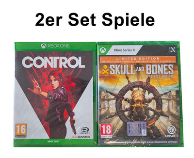 XBOX ONE SERIES X 2er SET SPIELE CONTROL SKULL AND BONES FSK 18