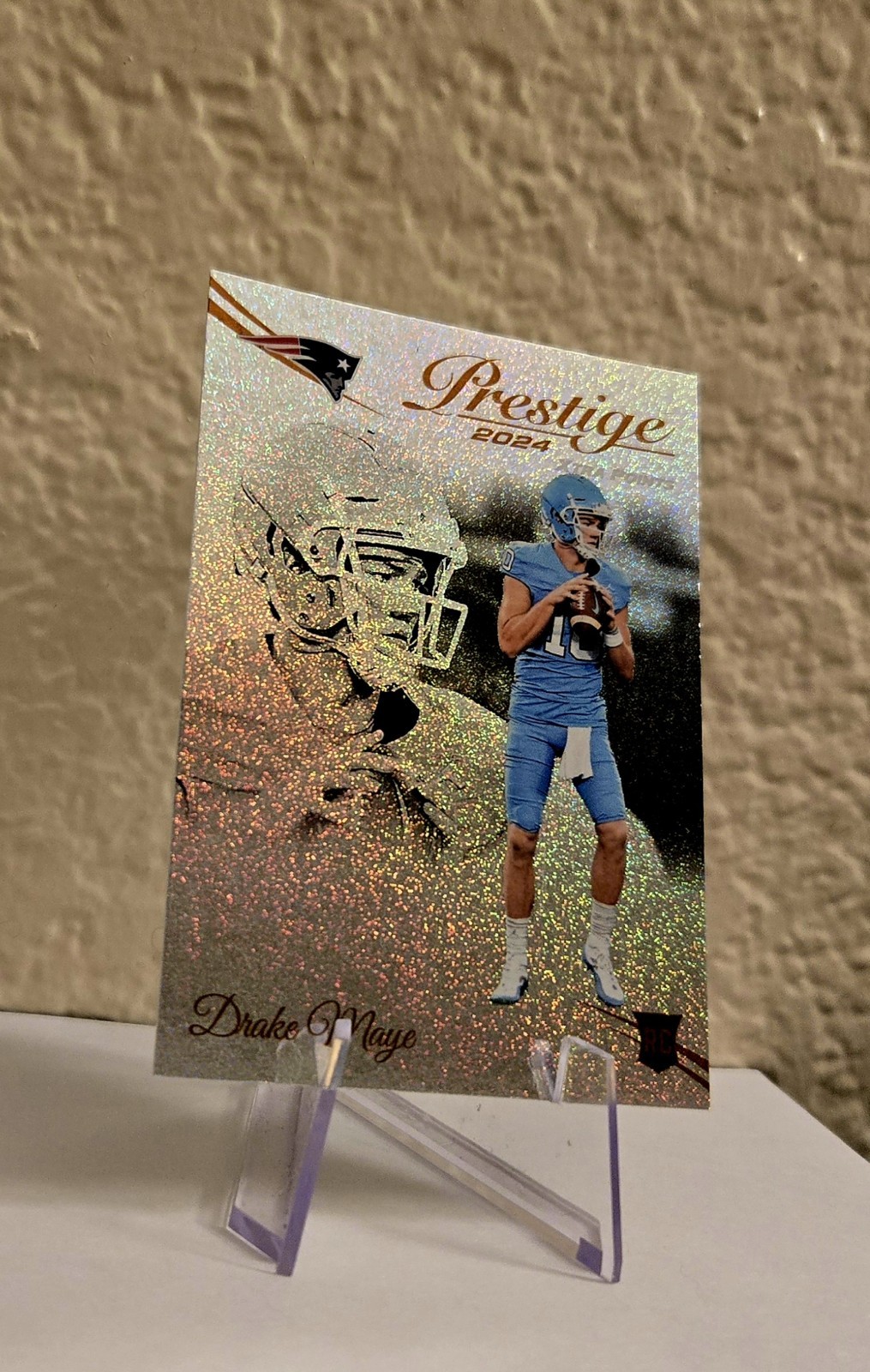 2024 Panini Prestige - Rookies Drake Maye #304 Xtra Points Galaxy (RC)