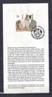 [AG7448] Belgium N°2521/2524 Cats Mailfolder COB FDC € 11,00 SUPERB