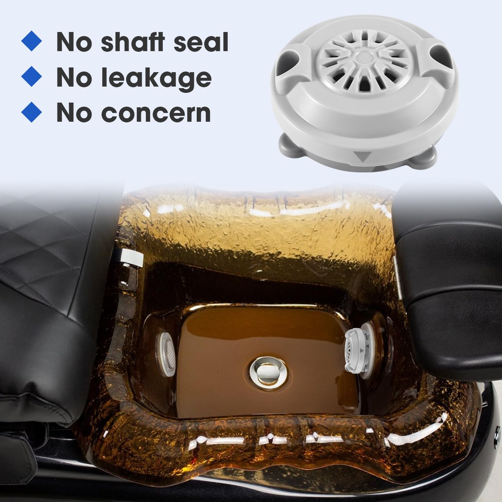 BF-004 Pipeless Magnetic Jet Head Motor(4 Pin),Universal Fit for LURACO Jet M...