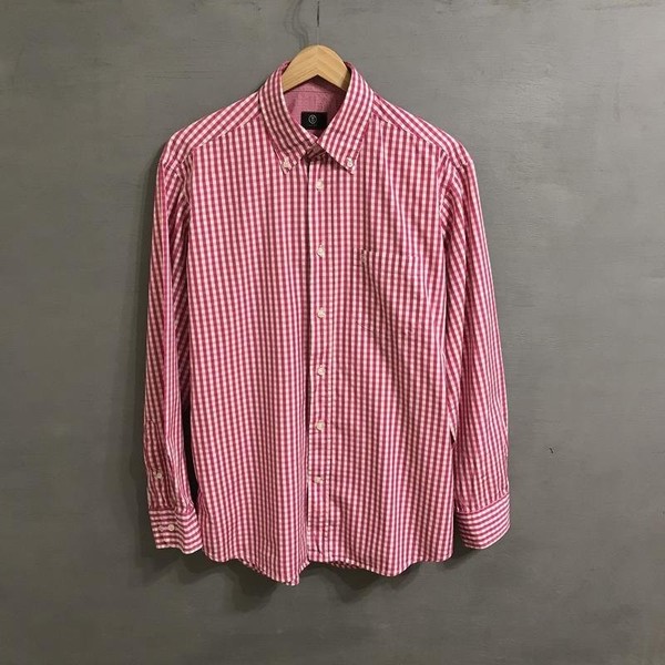 Men Bogner Shirt Pink Cotton 42 / XL / 50