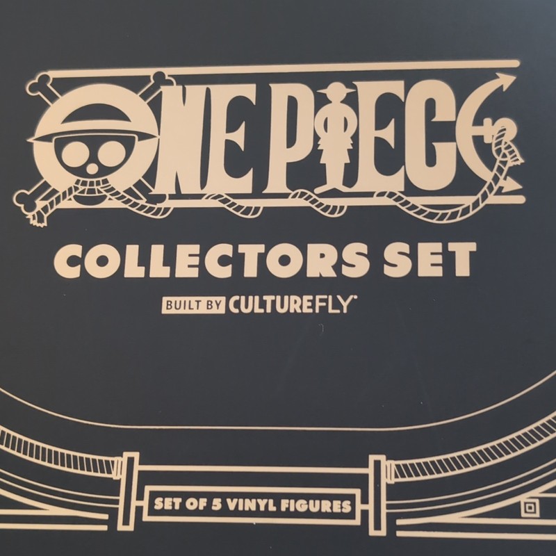 CultureFly One Piece Collectors Set Box #1 5 Vinyl Figures Boxed Luffy & Crew