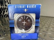 Stewart Warner Illuminated Amperes Ammeter Gauge Wbracket 60-60-338dc701-2180 Stewart Warner Illuminated Amperes Ammeter Gauge Wbracket 60-60-338dc701-2180