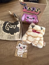 Fuggler Baby Baddies MYSTERY MUNCH MUNCH 5  Plush Keychain Bag Clip   Out Pics