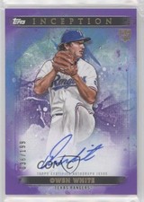 2024 Inception Base Rookie and Emerging Stars Purple 36/199 Owen White Auto 2f9