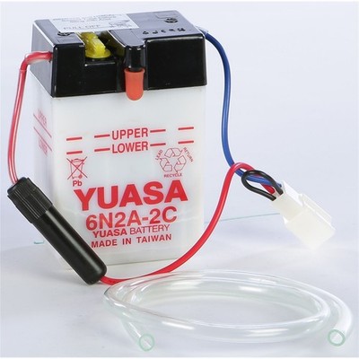 Yuasa Battery 6N2A-2C Conventional electrolyte Sold Separately YUAM262AC