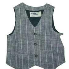 Genuine Kid By Oshkosh Vest Boys Size 18 Months Gray NWT