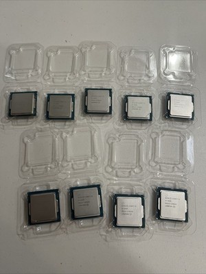 Lot of 9 Intel Core i5 6500 3.20GHz Processor (SR2L6) 6MB 1151