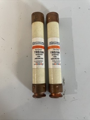 Ferraz Shawmut Trionic TRS10R Fuse Lot of 2