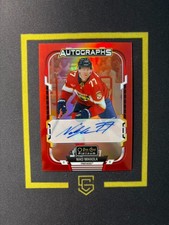 2025-26 O-Pee-Chee Platinum Red Rainbow Auto Niko Mikkola FCAF