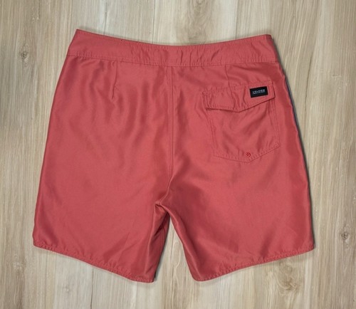 VOLCOM Swim Trunks Lawton Board Shorts 7.5” Coral/ Mineral Red Surf Men's sz 34 - Picture 3 of 13