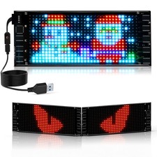 14 Inch Programmable Pixel Panel With Preloaded Animations Scrollable Display Fo