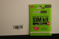 Simple Mobile Bring Your Own Phone Prepaid SIM Kit | 3-in-1 CDMA Sim Card