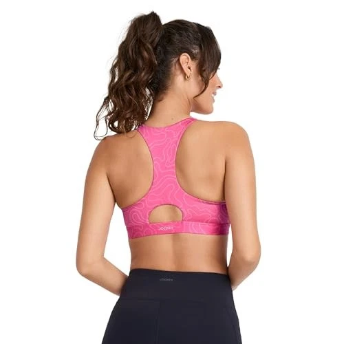Jockey Women's Bra Stretch Support Low Impact Sports Bra, Fruit Punch, MEDIUM - Image 2 of 2