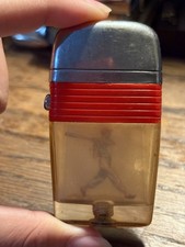 Scripto Vu lighter, baseball player
