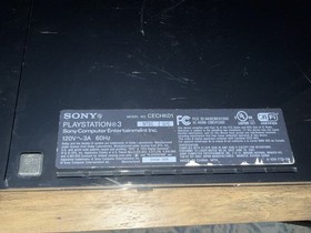Sony PS3 Playstation 3 80GB CECHK01 Console with Controller, Cables - Tested