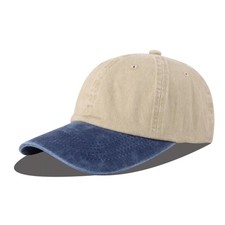 Image of Vintage Baseball Cap, Low Profile Washed Hat, Pre-Curved Urban On-Trend Style