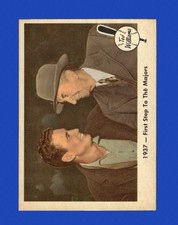 1959 Fleer Set-Break #  9 Ted Williams Eddie Collins First Step EX-EXMINT