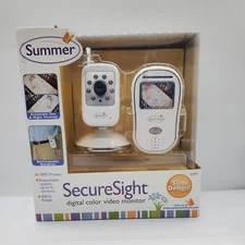 Digital Color Video Baby Monitor Camera Summer Infant Secure Sight 02040