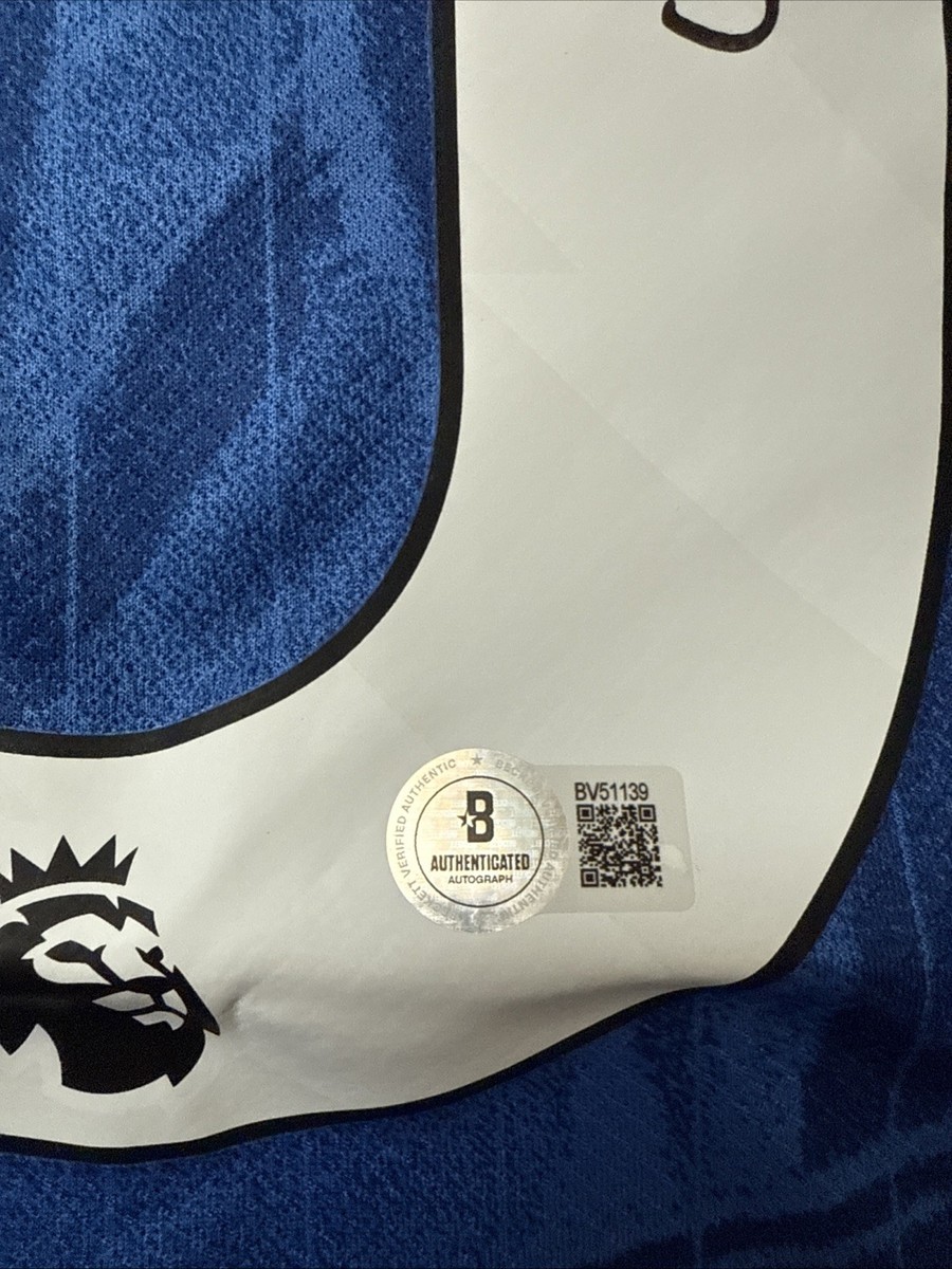 Joao Pedro Signed Chelsea FC Home Soccer Jersey #20 (Beckett Holo
