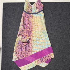 Simply Vera Vera Wang Colorful Patterned Dress Medium